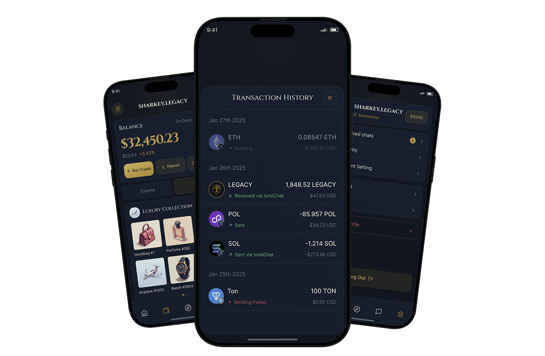 Legacy Wallet Product Showcase